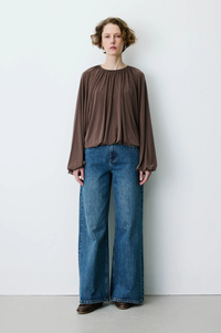 Grace & Mila Barbara Chocolate Top - The Mercantile London