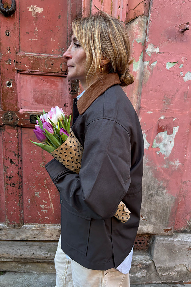 ICHI Edimo Raven Grey Jacket