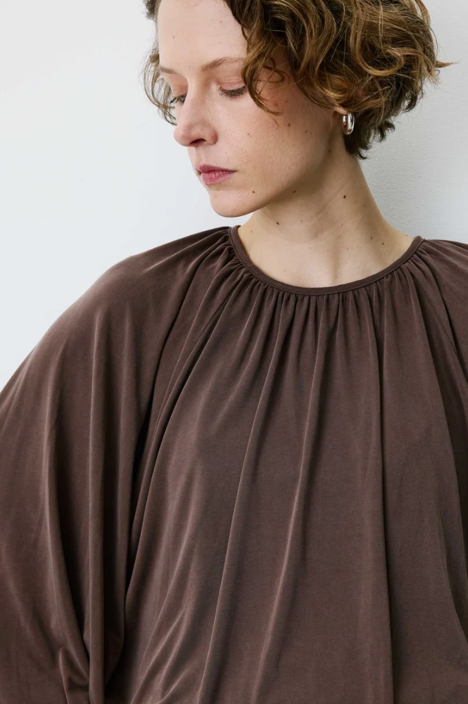 Grace & Mila Barbara Chocolate Top - The Mercantile London