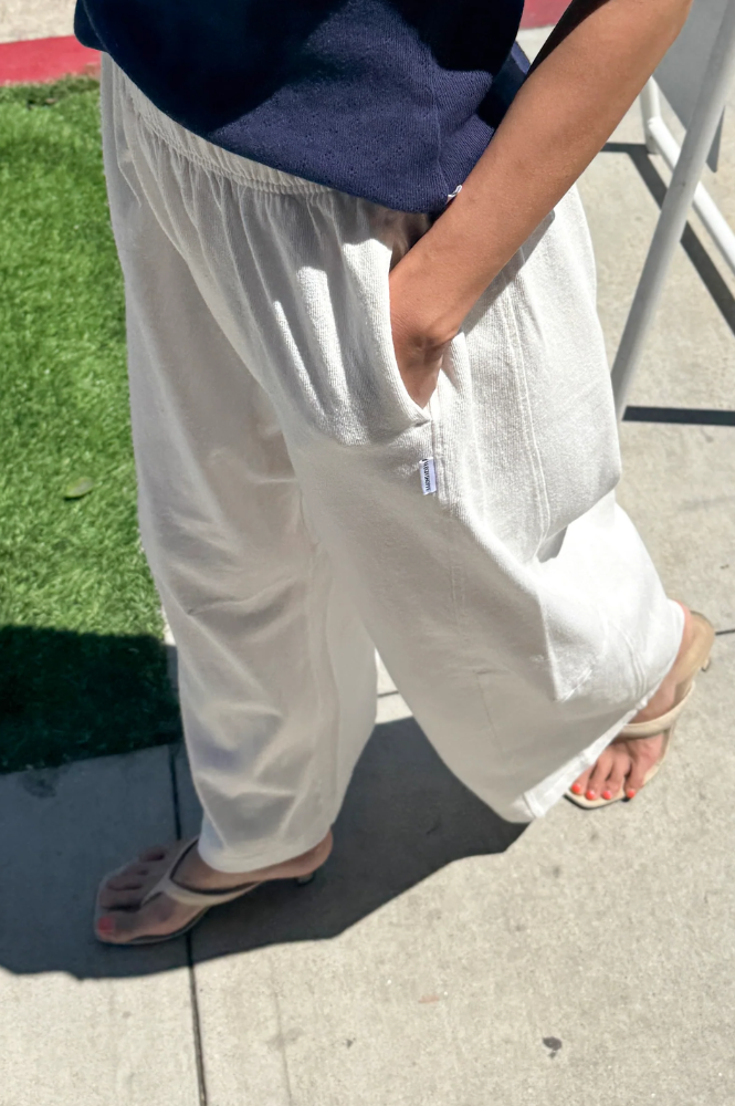 Le Bon Shoppe White Cotton Bare Pants