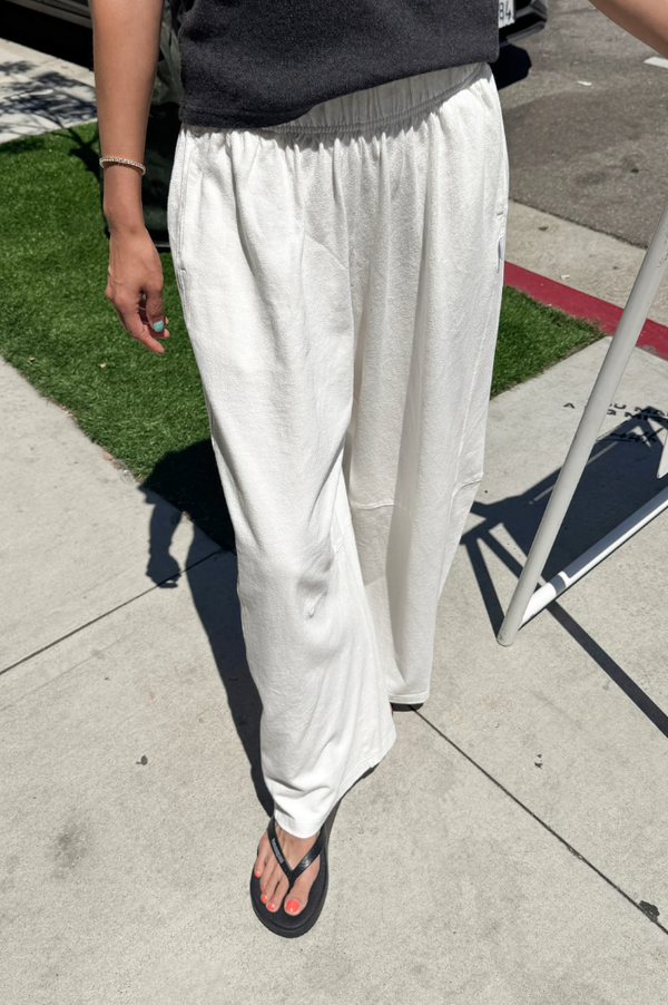 Le Bon Shoppe White Cotton Bare Pants