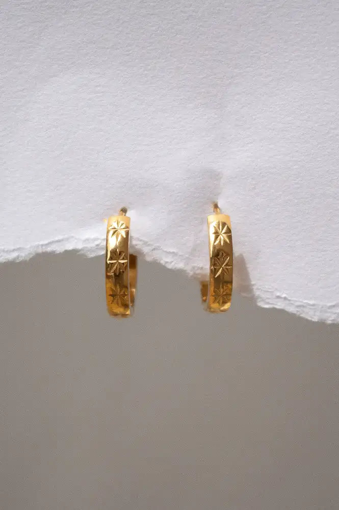 and danu Barnacle Hoop Earrings
