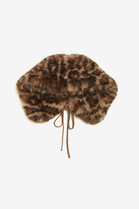 Grace & Mila Baron Leopard Fur Collar - The Mercantile London