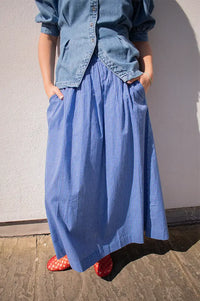 Basic Apparel Chane Sodalite Blue Skirt - The Mercantile London