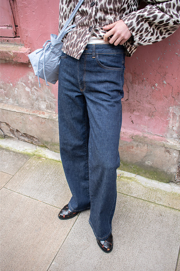 Basic Apparel Enya Rinse Wash Jeans - The Mercantile London