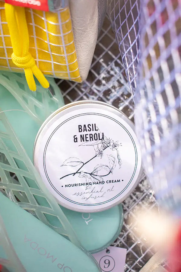Norfolk Natural Living 100ml Basil & Neroli Hand Cream Tin - The Mercantile London