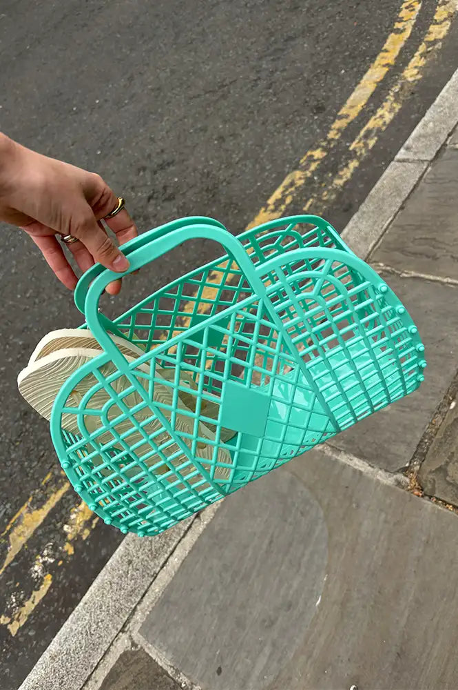 Mercantile Mint Green Basket Jelly Bag - The Mercantile London
