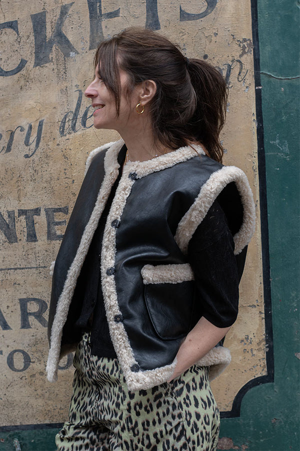 Baum Und Pferdgarten Bellis Black Vest - The Mercantile London