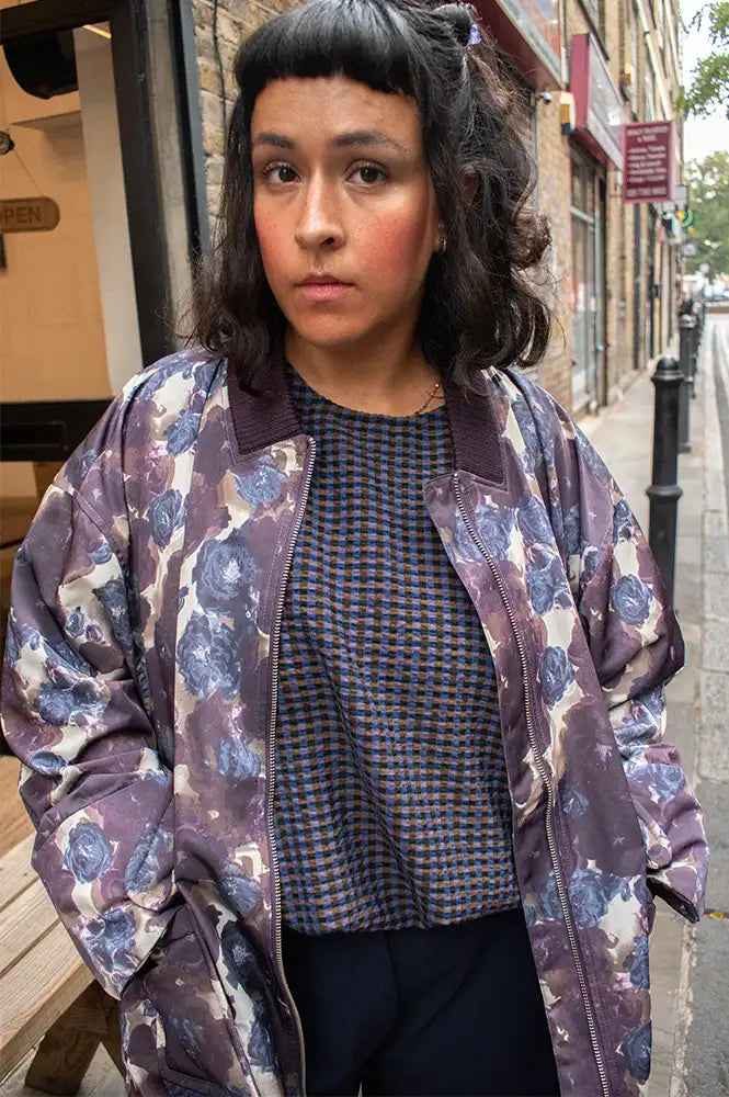 Baum Und Pferdgarten Boline Dusty Grey Flower Jacket