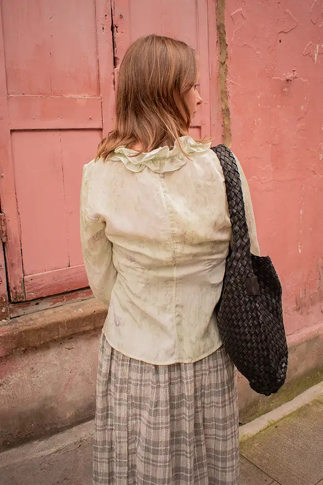 Baum Und Pferdgarten Majda Distorted Green Blouse - The Mercantile London