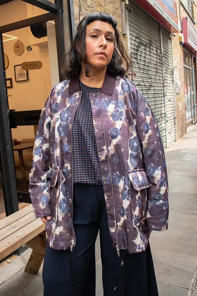 Baum Und Pferdgarten Boline Dusty Grey Flower Jacket