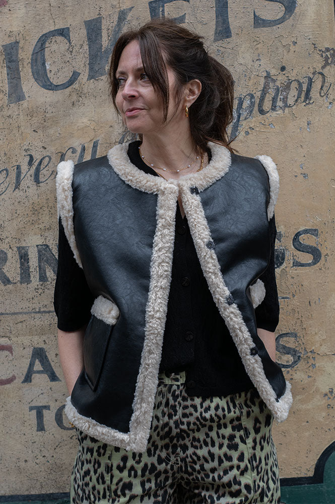 Baum Und Pferdgarten Bellis Black Vest - The Mercantile London
