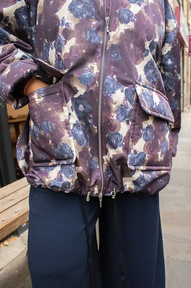 Baum Und Pferdgarten Boline Dusty Grey Flower Jacket