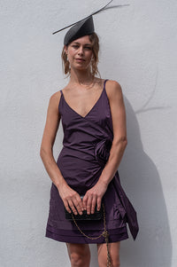 Baum Und Pferdgarten Andria Plum Perfect Mini Dress - The Mercantile London