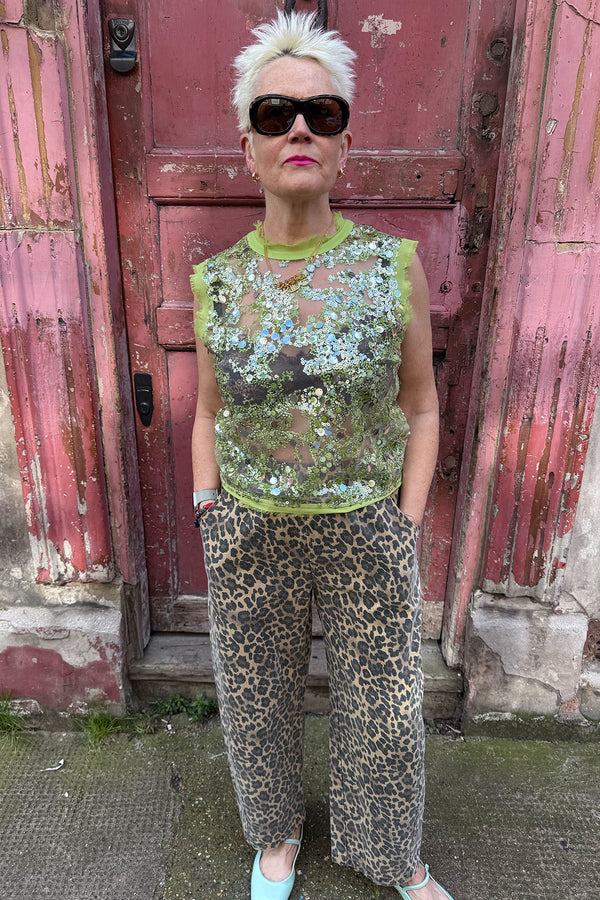 Baum Und Pferdgarten Manira Herbal Garden Sequins Top - The Mercantile London