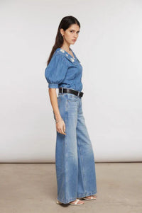 Seventy + Mochi Bay Malibu Wide Leg Jeans - The Mercantile London
