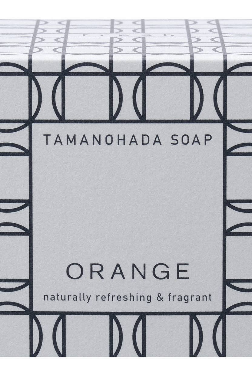 Tamanohada Orange Round Soap - The Mercantile London
