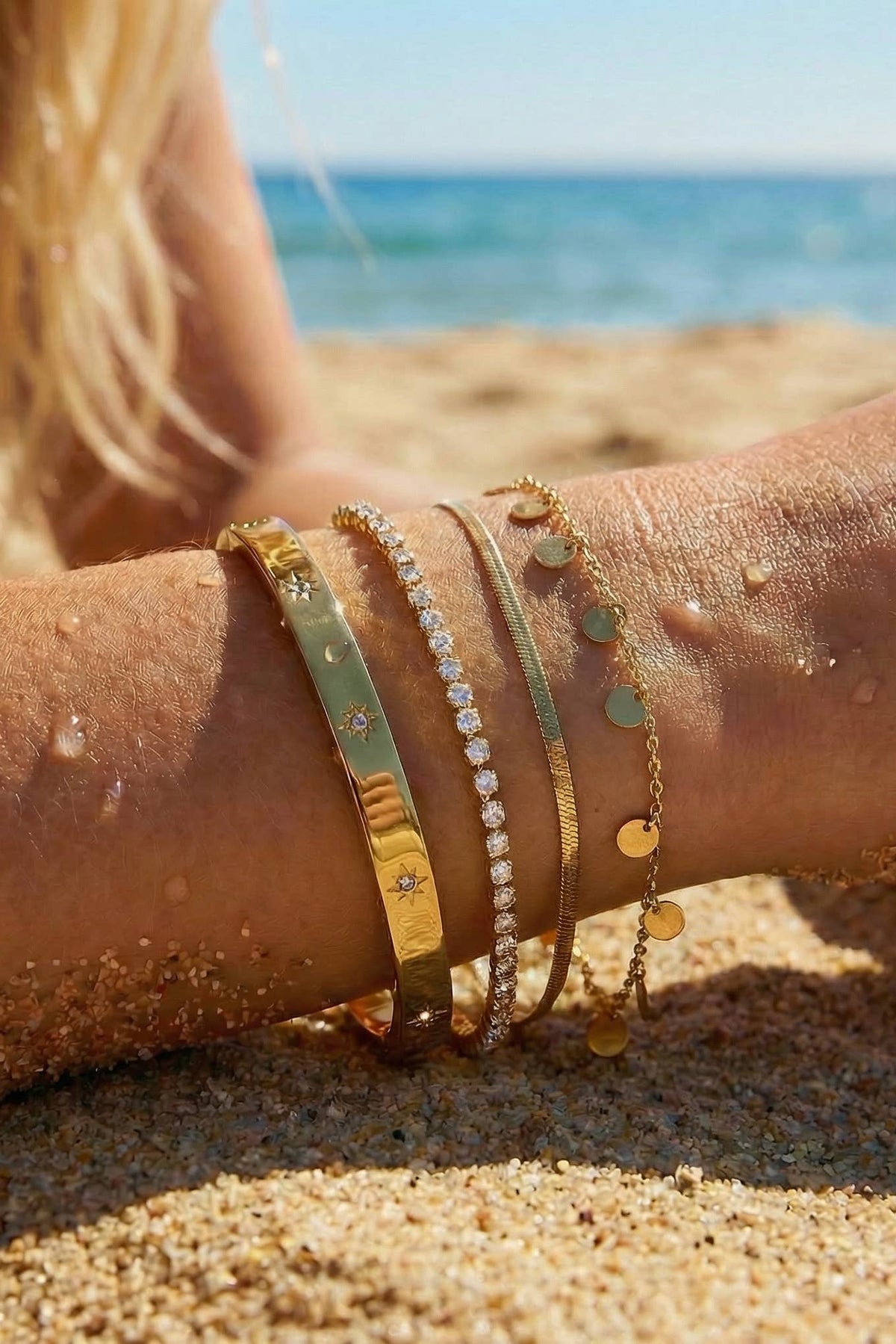 Siesta Flat Snake Chain Bracelet - The Mercantile London