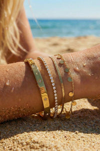 Siesta Flat Snake Chain Bracelet - The Mercantile London