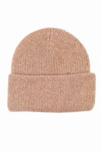 L.F. Markey Fuzzy Fawn Mohair Beanie