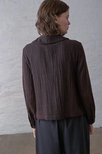 Bibico Jolene Cocoa Check Casual Shirt