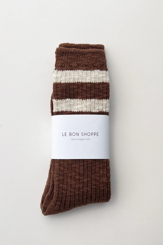 Le Bon Shoppe Cottage Bear Varsity Socks