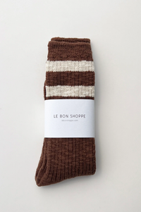 Le Bon Shoppe Cottage Bear Varsity Socks