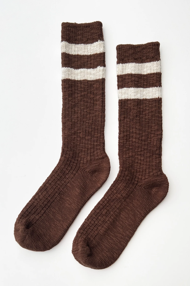 Le Bon Shoppe Cottage Bear Varsity Socks