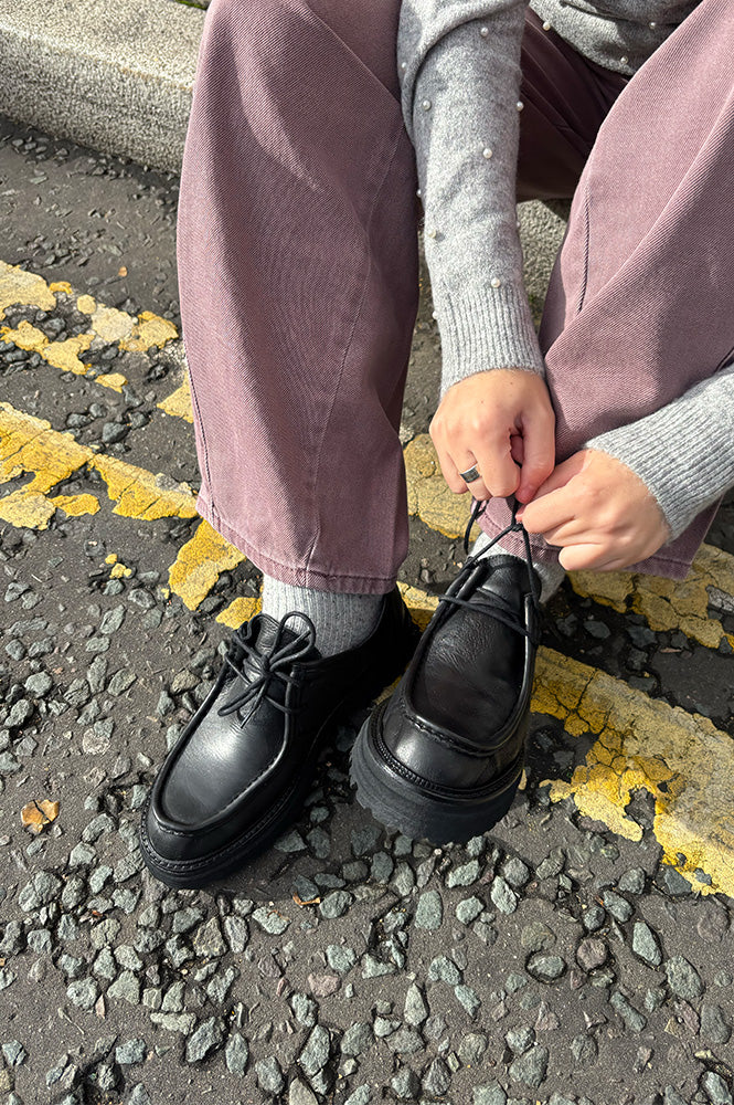 Bukela Sienna Black Shoes - The Mercantile London