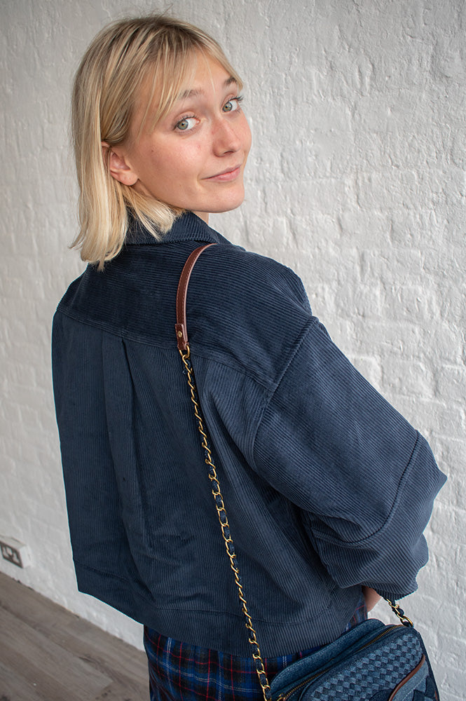 Beaumont Organic Tierra Navy Night Sky Overshirt - The Mercantile London