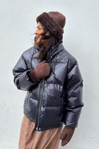 Beck Söndergaard Doa Chocolate Torte Shearling Mittens - The Mercantile London