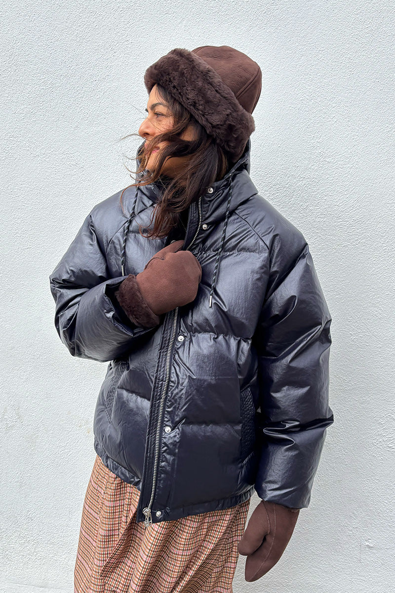 Beck Söndergaard Dora Chocolate Torte Shearling Hat - The Mercantile London