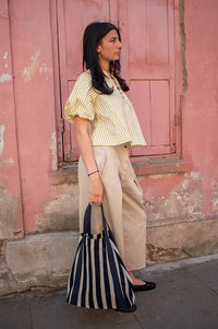 Marta Ovidia Beige Trousers - The Mercantile London