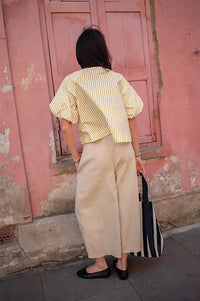 Marta Ovidia Beige Trousers - The Mercantile London