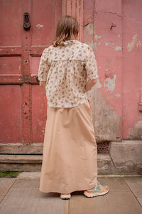 Numph Juny Mushroom Long Skirt - The Mercantile London