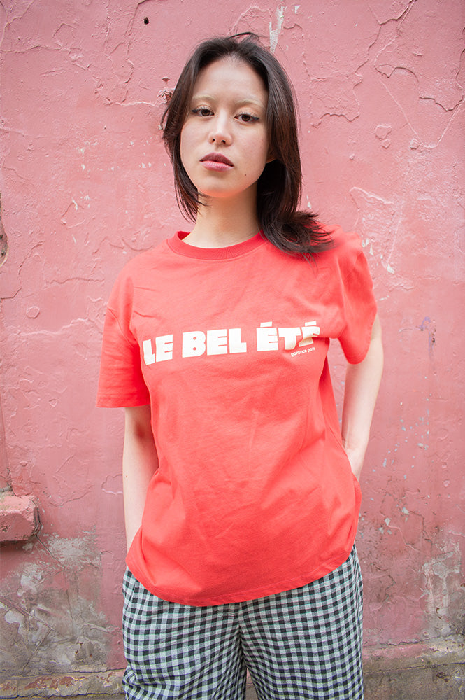 Garance Bel Ete T-Shirt Rouge - The Mercantile London