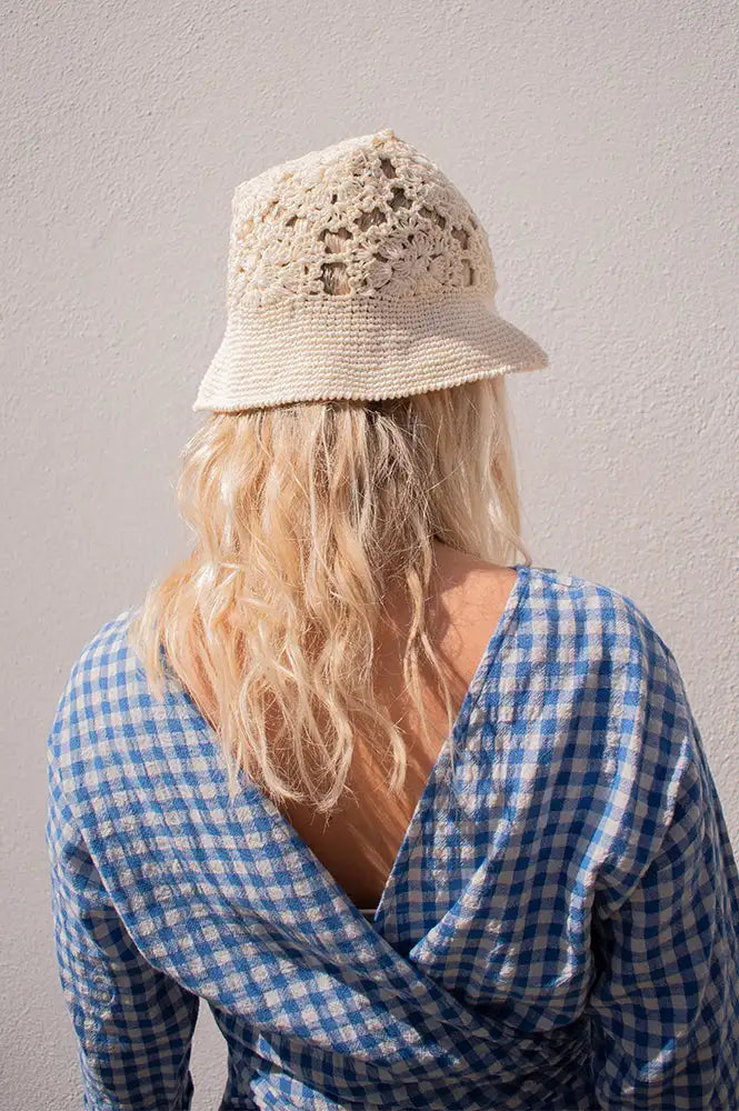 Fransa Belicia Ecru Hat - The Mercantile London