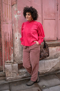 Garance Bella Cherry Red Blouse