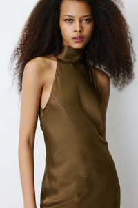 Grace & Mila Bella Tobacco Dress - The Mercantile London