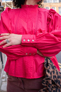 Garance Bella Cherry Red Blouse