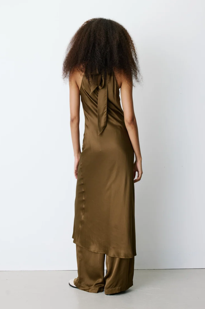 Grace & Mila Bella Tobacco Dress - The Mercantile London
