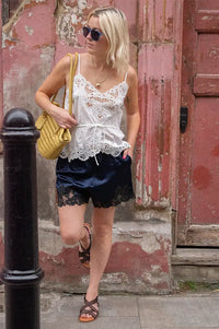 Second Female Shia White Strap Top