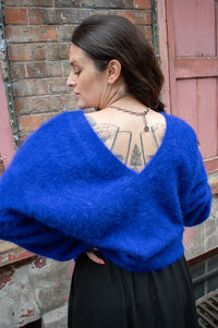 Bellerose Dathe Delphinium Purple Reversible Jumper - The Mercantile London