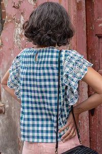Bellerose Hudalla Check A Gingham Blouse - The Mercantile London