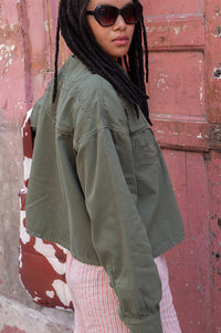 Bellerose Polaris Dusty Olive Denim Shirt - The Mercantile London