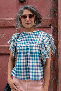 Bellerose Hudalla Check A Gingham Blouse - The Mercantile London