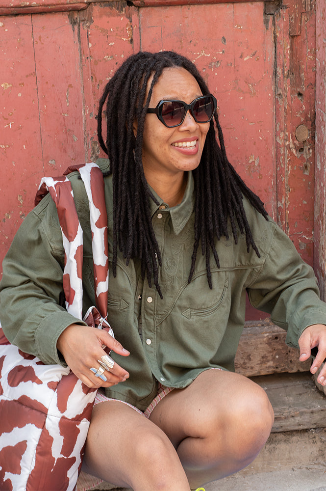 Bellerose Polaris Dusty Olive Denim Shirt - The Mercantile London