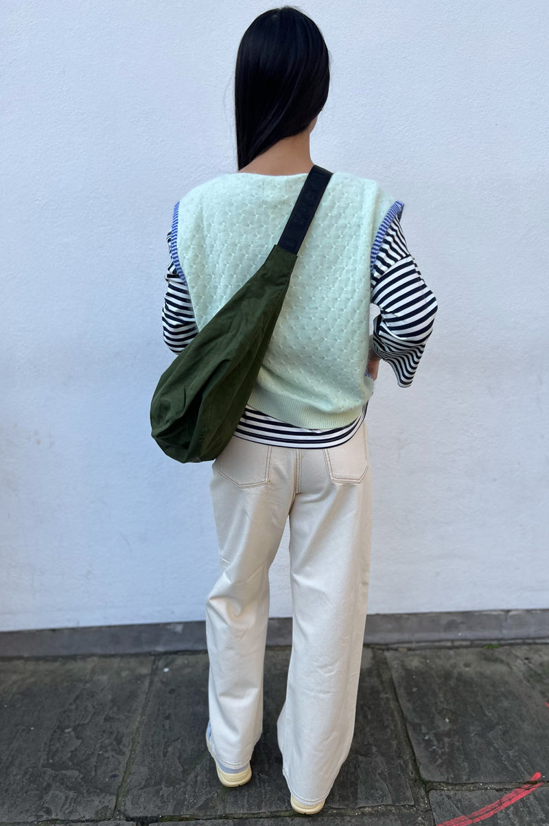 Bellerose Diow Canary Green Sweater Vest - The Mercantile London