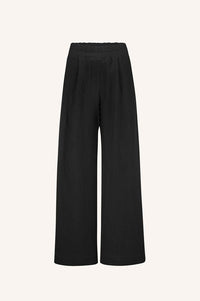 By-Bar Benji Jet Black Structure Stripe Trousers - The Mercantile London