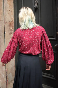 ICHI Vera Berry Floral Blouse